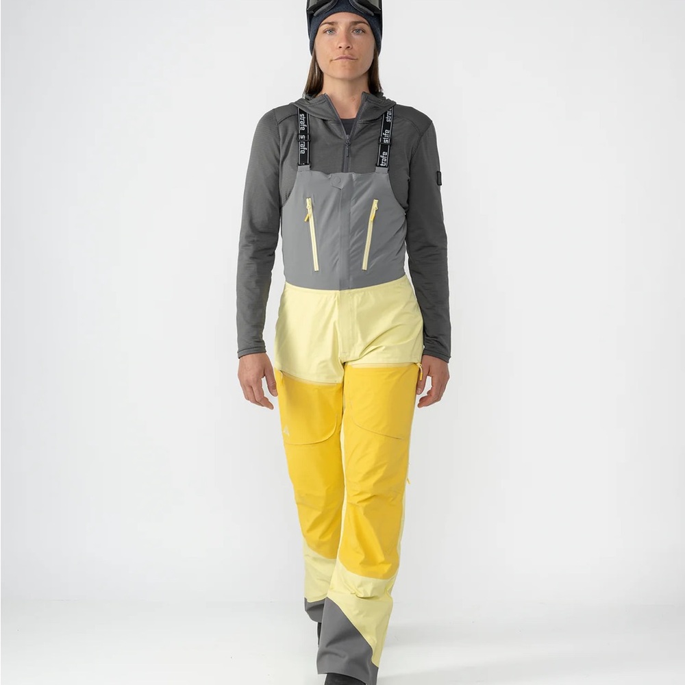 Strafe SCARLETT 3L SHELL BIB PANT lemon S NEW